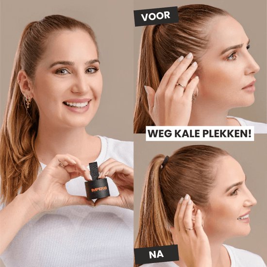 Poudre de repousse IMPERIO Spray de repousse blond moyen Alternatief pour la repousse Mascara capillaire Retouche de repousse Spray réinventé