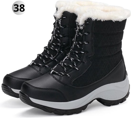 Livano Bottes de neige - Raquettes - Bottes de neige pour femme - Sports d'hiver - Femme - Ski Gadgets - EU38 - Zwart