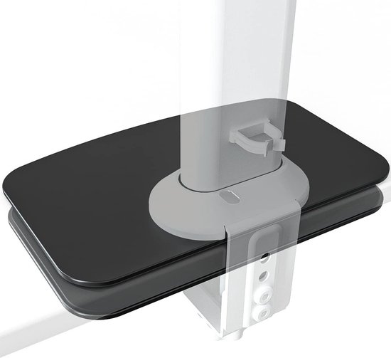ULTRARM Plaque Renfort Bras Moniteur En Acier - Pour Tables Fines Ou En Verre - Compatible Pinces
