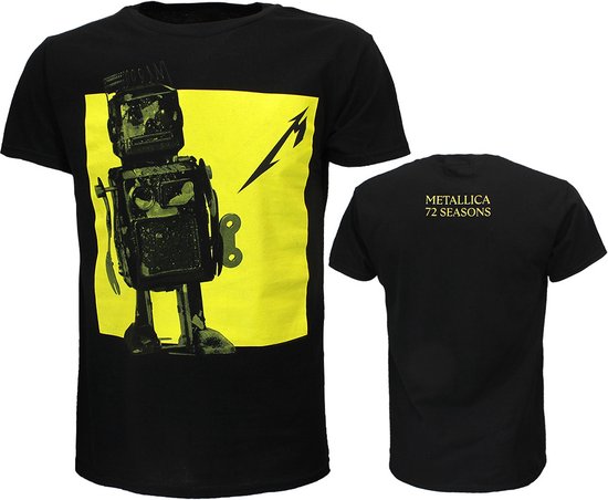 T-shirt Metallica 72 Seasons Burnt Robot - Merchandise officiel