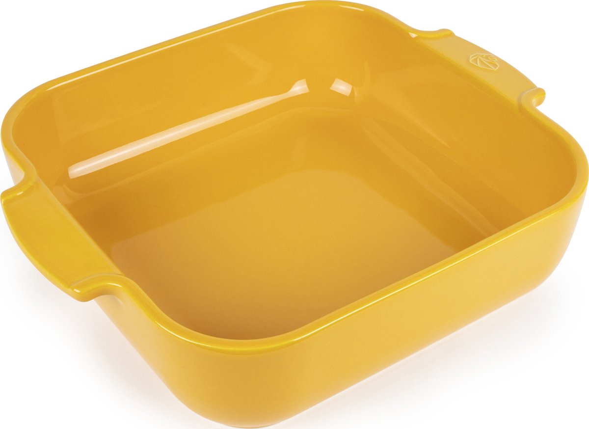 Peugeot Appolia Ovenschaal 28 cm - Saffraangeel - Vierkant