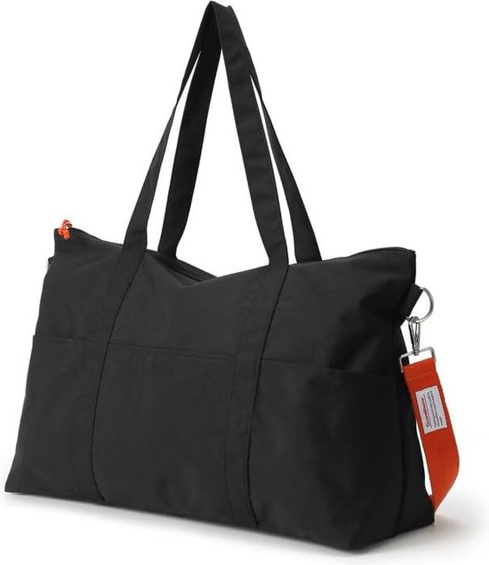 Bugatti Blanc Sporttas, Reistas voor heren en dames, Weekendtas, Unisex - Zwart