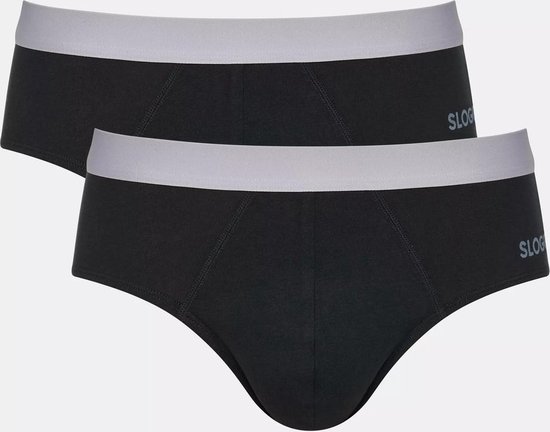 sloggi men GO ABC 2.0 Brief 2P Caleçon pour Homme - Zwart - Taille M