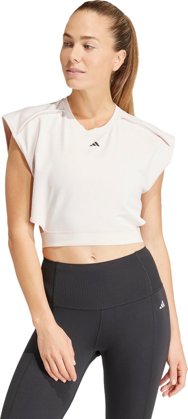 Adidas Performance Power AEROREADY Crop Mouwloos Shirt - Dames