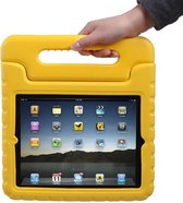 Housse de tablette Kinder adaptée à Apple iPad 2/3/4 9,7 pouces | Couverture adaptée aux enfants | Couvercle de protection | Couverture pour enfants | avec poignée et support | Jaune
