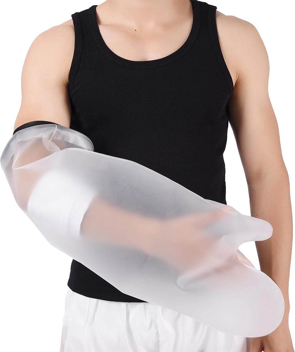 Goedkoopste Mövibrace - Douchehoes arm / Gipshoes arm - Boven elleboog - Latexvrij - One size