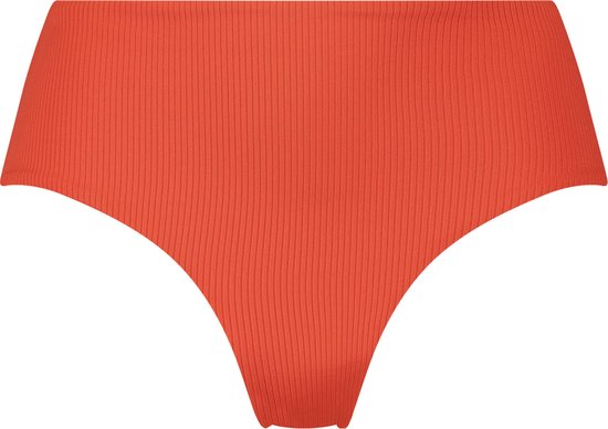 Hunkemöller Aruana rib rio hw Dames Bikinibroekje - Oranje - Maat XL