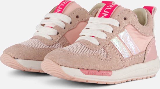 Shoesme Run Flex Sneakers roze Leer - Maat 18