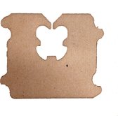 Pinces à pain en carton (2 500 pièces) - Carton durable - KarTent