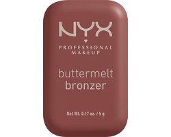 Top 10 Poeder & Foundation 2026: NYX Professional Makeup Buttermelt Bronzer Butta Dayz - Bruin - 5GR