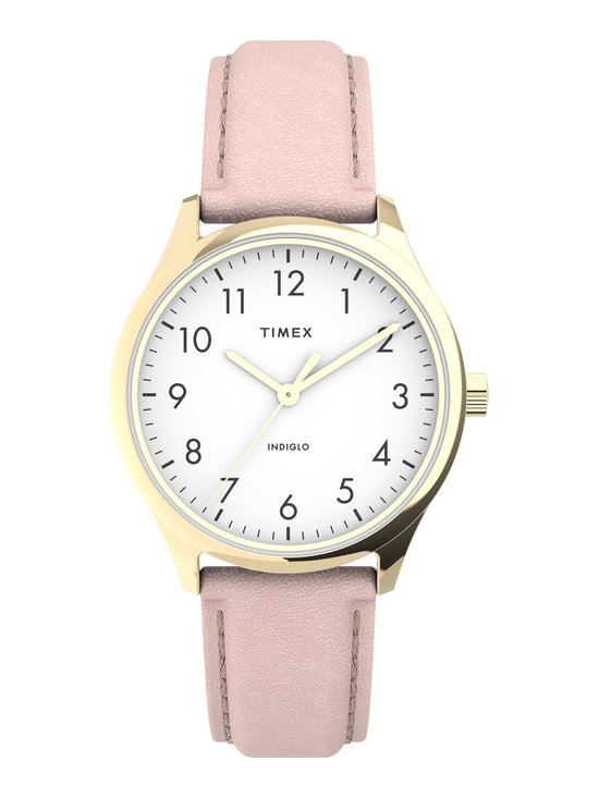 Timex Easy Readerï¿½ Analog Watch Case: 100% Low Lead Brass | Armband: 100% Leather 32 mm TW2V25200AJ