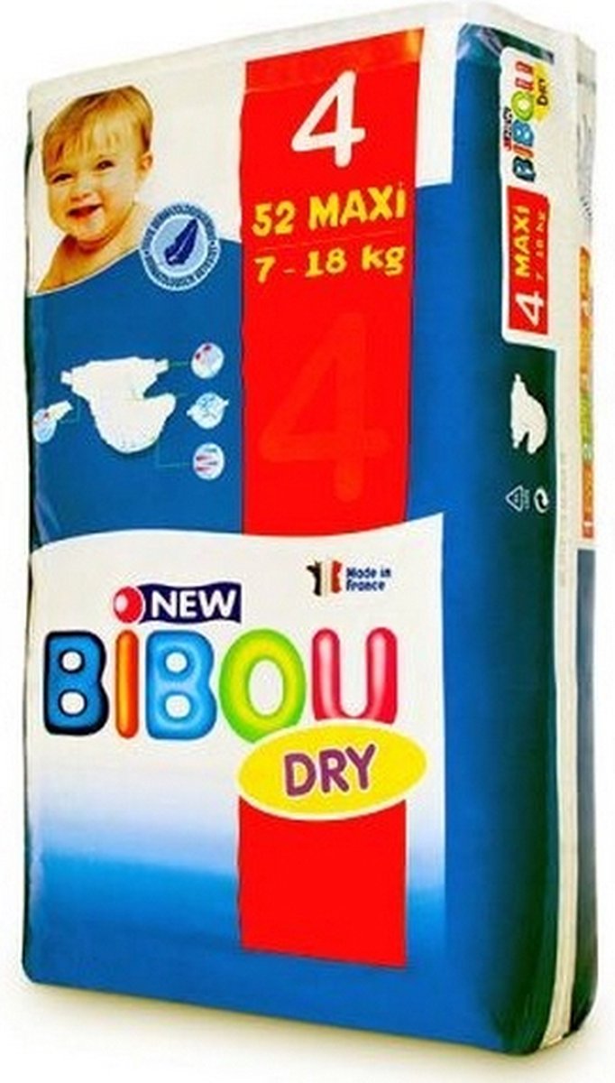 Goedkoopste BIBOU Maxi - 52 luiers