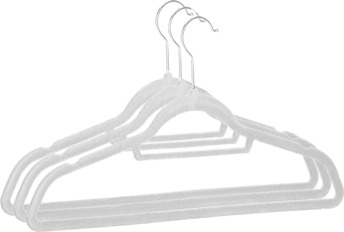 Springos Kledinghangers | Kledinghanger | 3 Stuks | Grijs