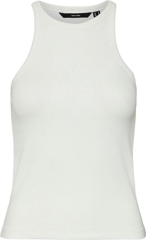 Vero Moda Top Vmchloe Short Tank Top Ga Jrs Noos 10306896 Snow White Dames Maat - M