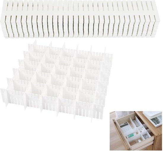 Ladeverdelers Organizer 5-pack, verstelbare scheiders 4 inch