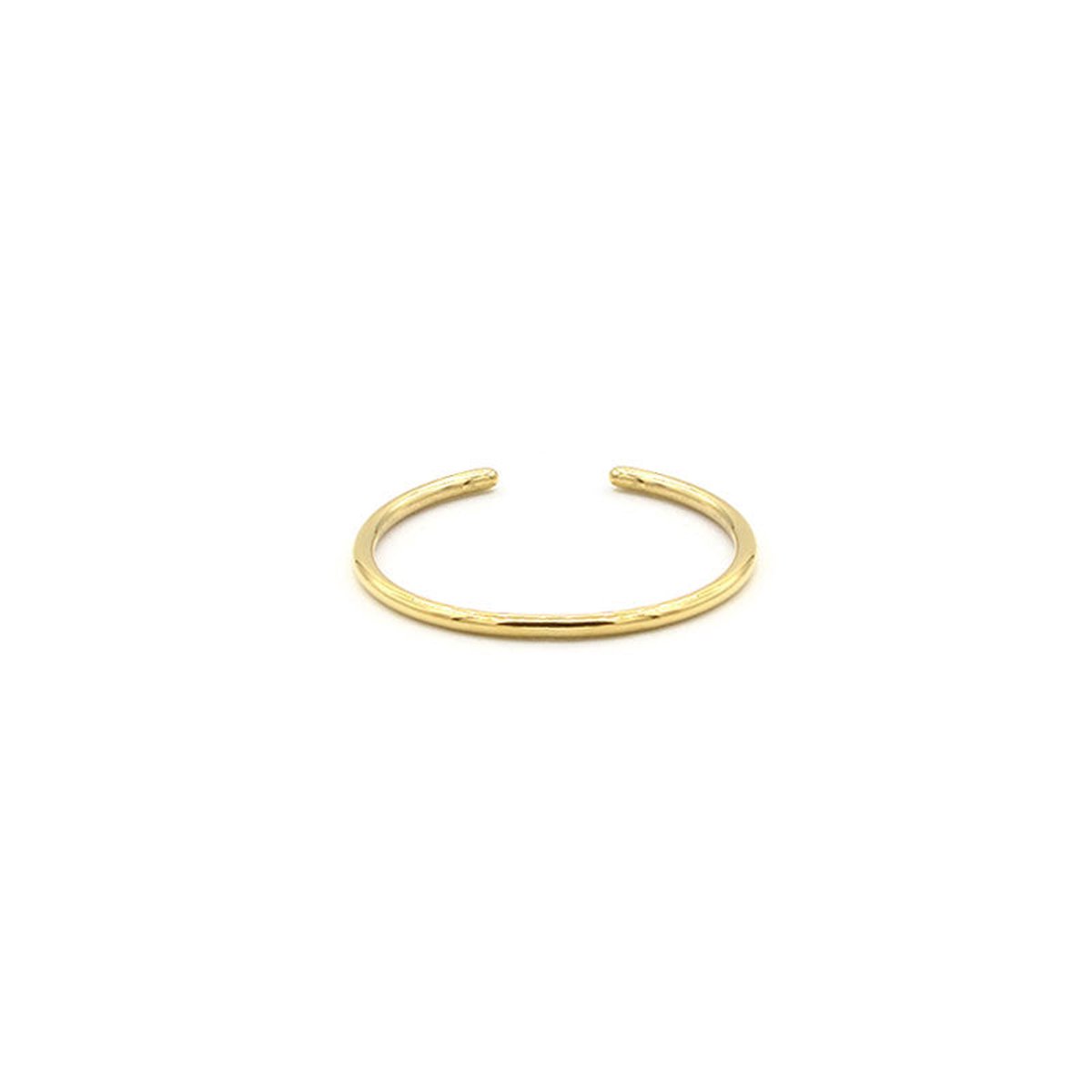 Mint15 Verstelbare ring 'Tiny stacking ring' - Goud RVS/Stainless Steel