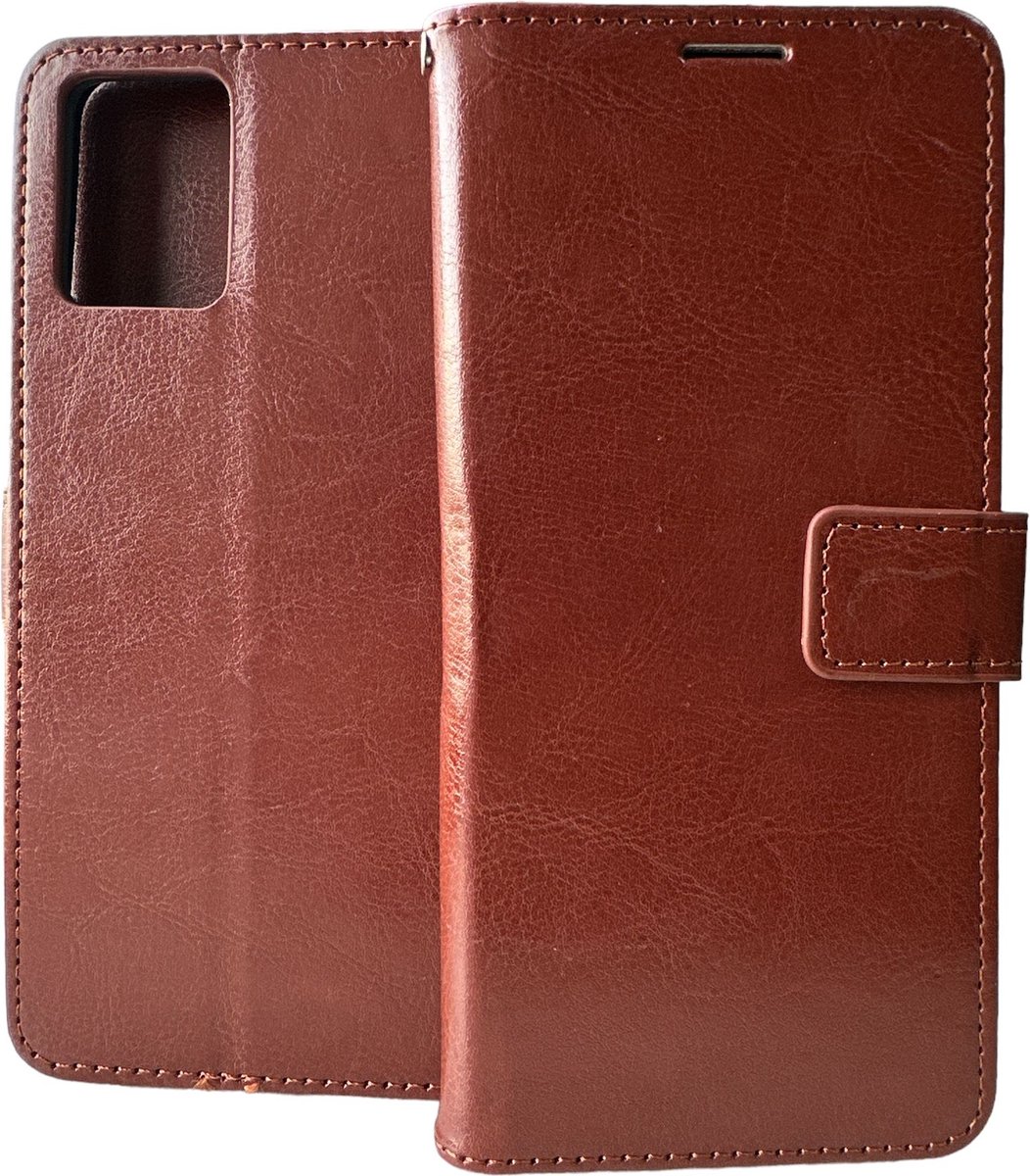 Bookcase Bruin Geschikt voor Motorola Moto G23 - portemonnee hoesje - ZT Accessoires