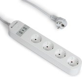 Silvergear Slimme Wifi Stekkerdoos - USB-C en USB-A - Smart - met App