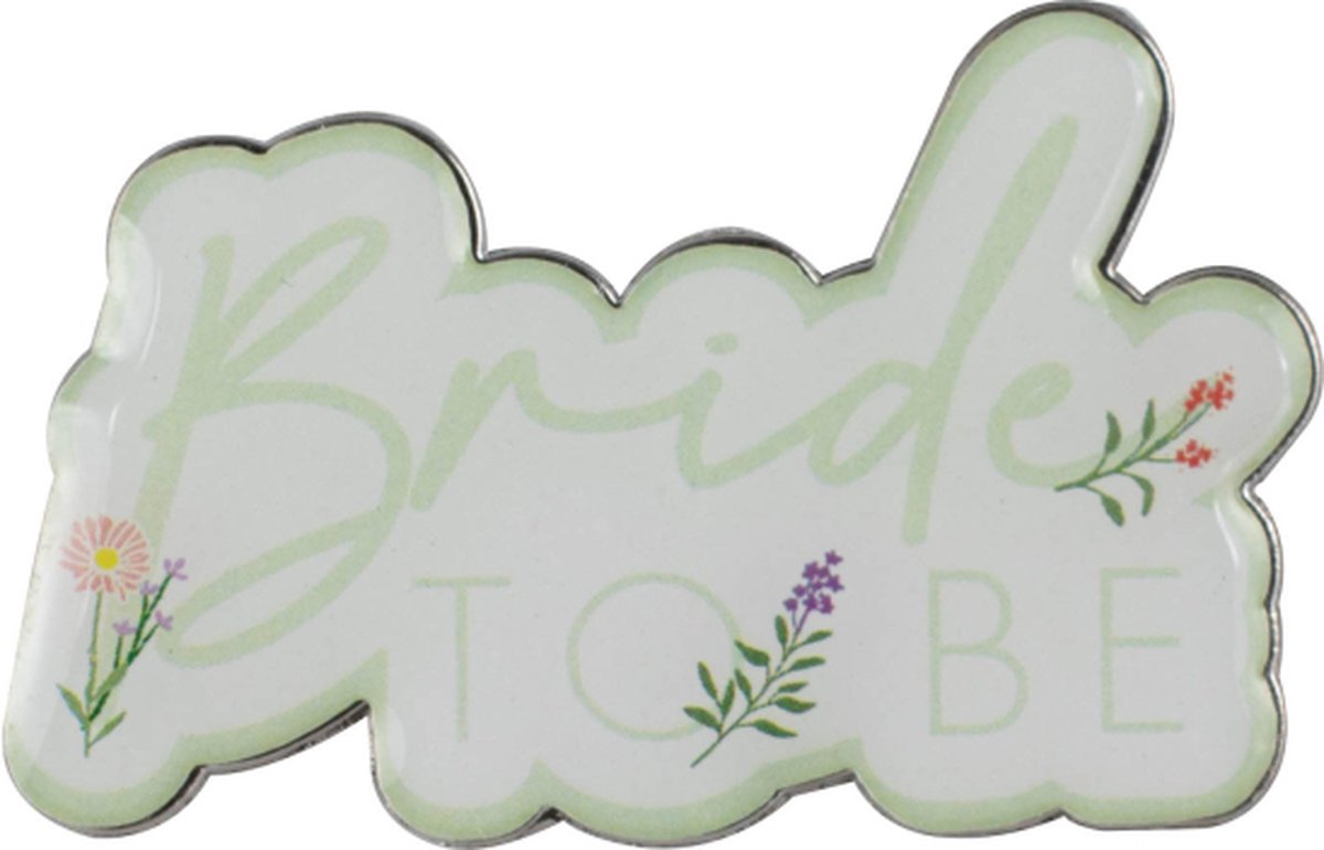 Ginger Ray - Speldje Bride to Be botanical