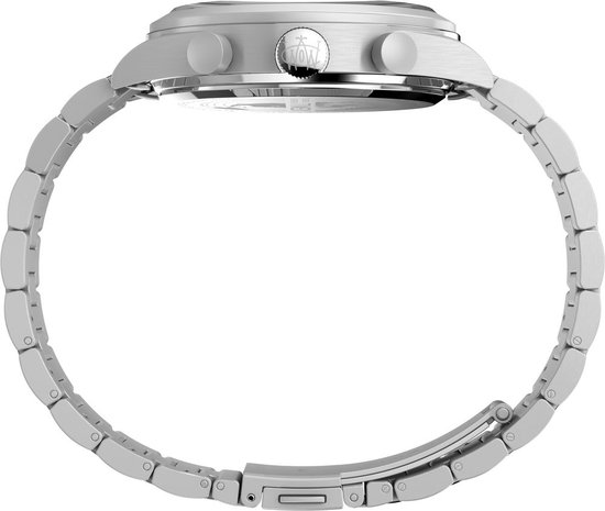 Timex Traditional Chrono TW2W47800 Horloge - Staal - Zilverkleurig - Ø 43 mm