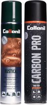 Set aanbieding | Collonil Rustical Spray | voor gevet leer en gevet/geolied nubuck | Carbon Pro waterafstotende spray