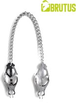 BRUTUS METAL - JAPANESE CLOVER - Nipple Clamps - Silver