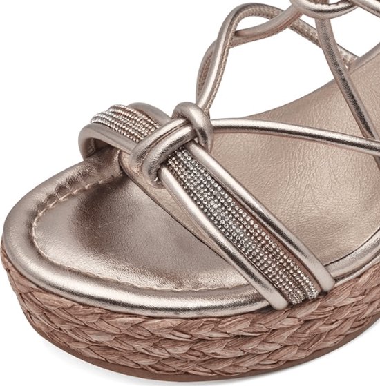 Marco Tozzi Dames Sandaal | Rosegold | Maat: 38