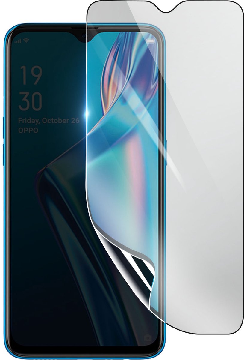 3mk, Geschikt voor Oppo A12, Schokbestendige Hydrogel Screenprotector, Transparant