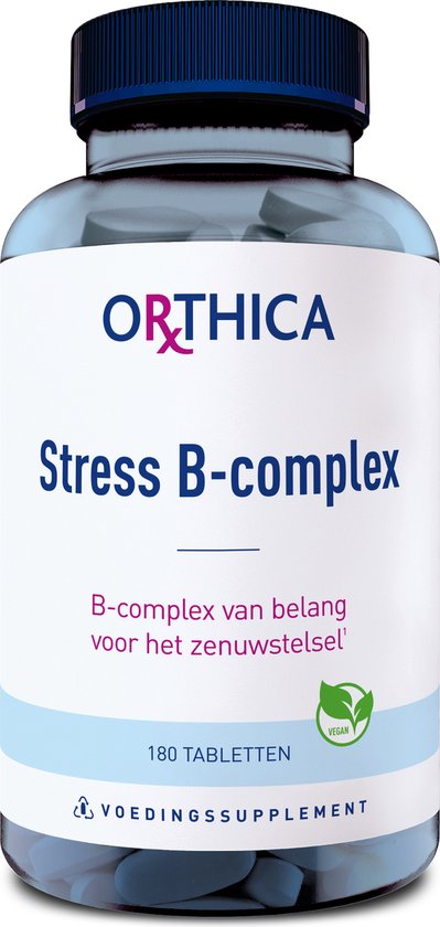 Foto: Orthica stress b complex voedingssupplement 180 tabletten