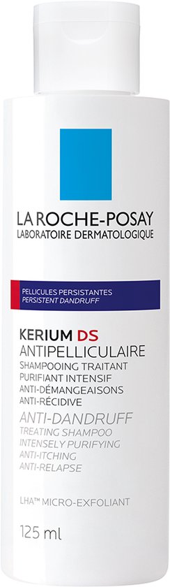 La Roche-Posay Kerium DS Anti-Roos Shampoo - Micro-peelende Kuurshampoo - voor Intense Jeuk, Schilfering - 125ml