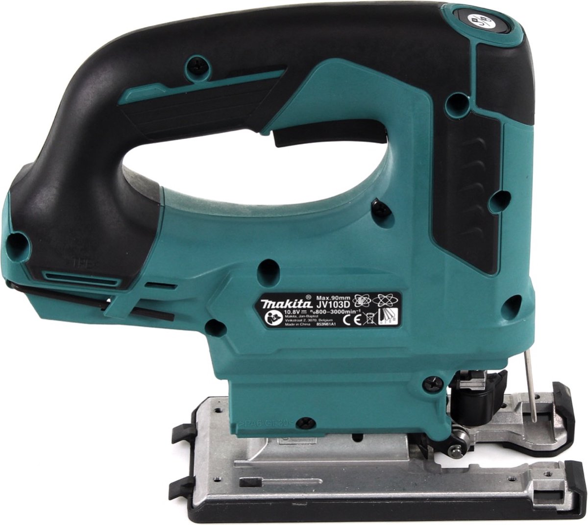 Makita JV103DZ 10.8V accu decoupeerzaag body, koolborstelloos thumbnail 3