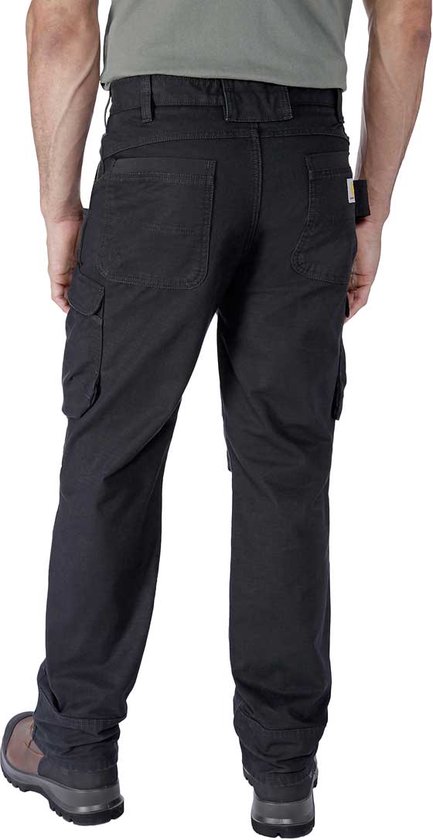 Pantalon de travail cargo Carhartt Steel Rugged Flex™ - Zwart-38/32