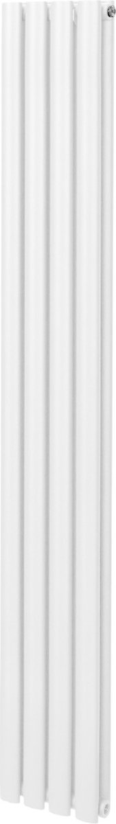 Ovale kolomradiator - wit - 1800mm x 240mm - 3211 btu warmteafgifte