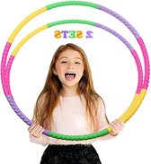 Afneembare en instelbare fitness hoelahoep voor kinderen - Leuk voor dans spelletjes en gewichtsverlies - Verjaardag cadeau voor meisjes vanaf 3-9 jaar Hula hoop