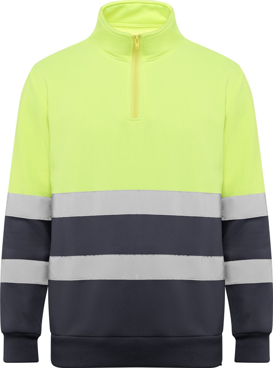 Roly Sweatshirt Spica RY9314 Lead 23/Fluor 221 XXL Geel