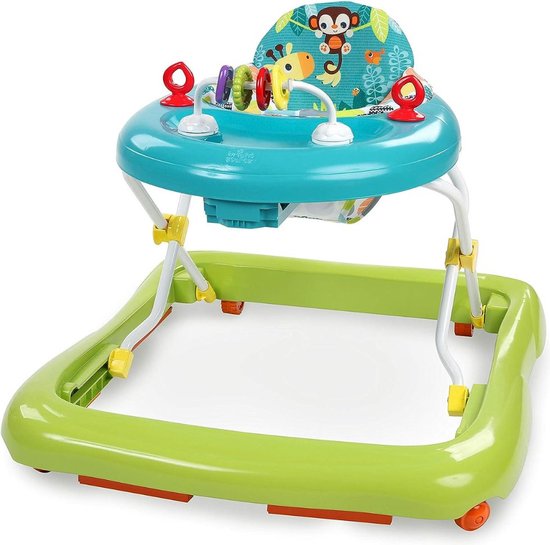 Looprekje Baby - Loopwagen - Loopstoel - Baby Jumper Speelgoed - Groen met Blauw