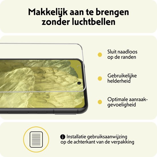 Étui adapté pour Google Pixel 8a Case Book Case Cover Wallet Cover avec 2x protecteur d'écran - Étui adapté pour Google Pixel 8a Case Bookcase Cover - Rose clair