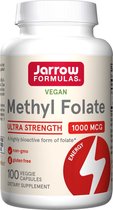 Jarrow Formulas 5-MTHF Methylfolaat 1000mcg 100 capsules, biologisch beschikbaar foliumzuur