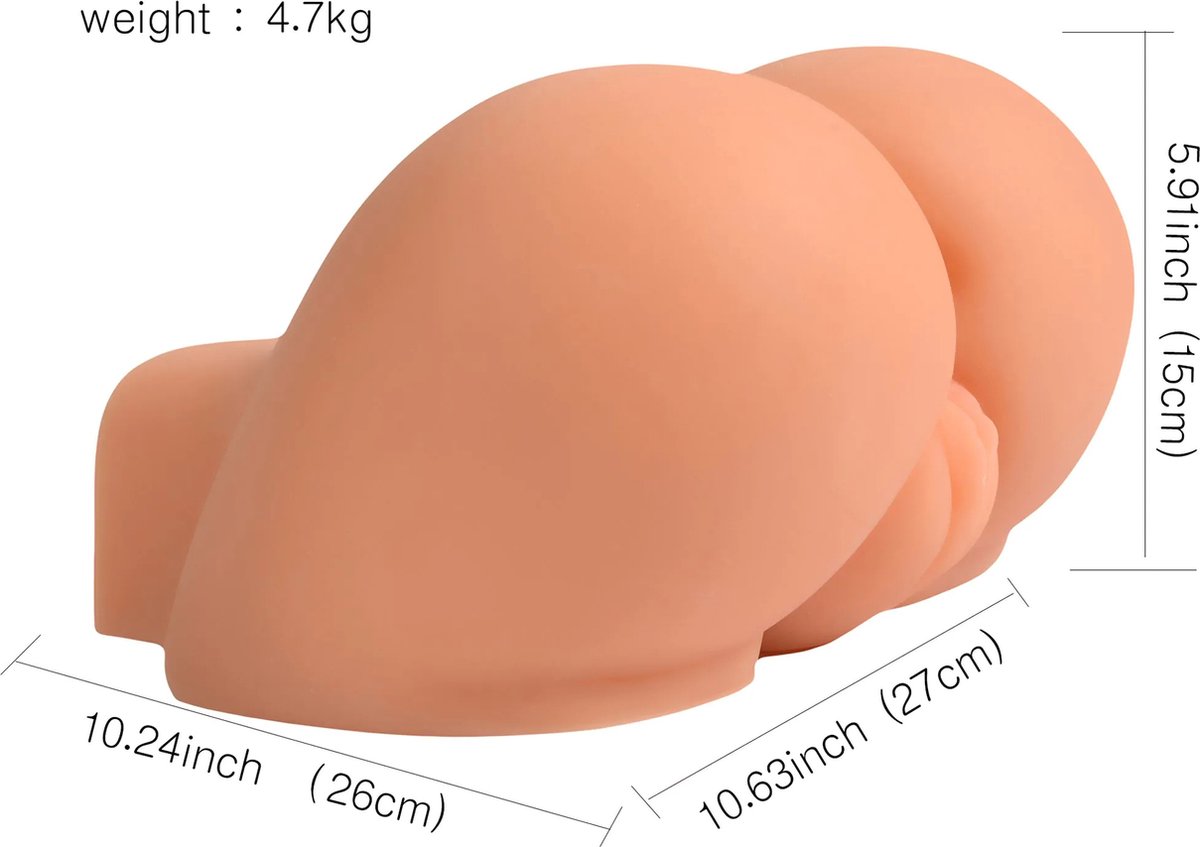 Goedkoopste Emily Sexy Ass - MASTURBATOR - Mooie kont - 4,7 kilo - 26 cm. lang