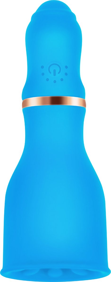 Goedkoopste Cupitoys® Vibrerende penis vibrator - Blauw - 7 standen - Vibrators voor vrouwen en mannen - Sex toys voor vrouwen en mannen