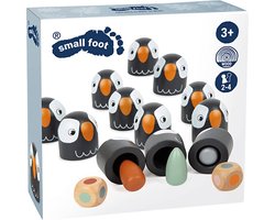 foto van Small Foot - Houten Memospel Pinguin, 26dlg.