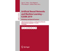 Lecture Notes in Computer Science11731- Artificial Neural Networks and Machine Learning – ICANN 2019: Workshop and Special Sessions