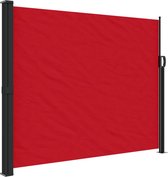 vidaXL - Windscherm - uittrekbaar - 160x600 - cm - rood