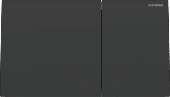 Geberit Sigma70 bedieningsplaat - 2 toets - zwart mat