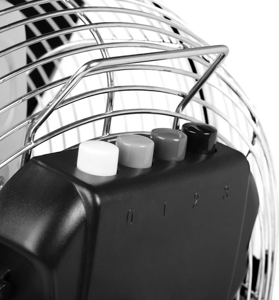 Vloerventilatoren Tristar VE-5933 - Box ventilator Ø 30 cm - Drie verschillende snelheidsstanden - 130° verstelbaar - Metaal - Tristar