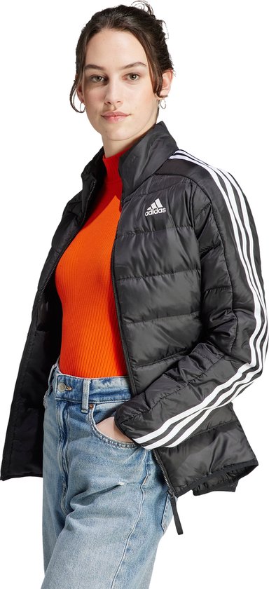 adidas Sportswear Essentials 3-Stripes Light Donsjack - Dames - Zwart- XL