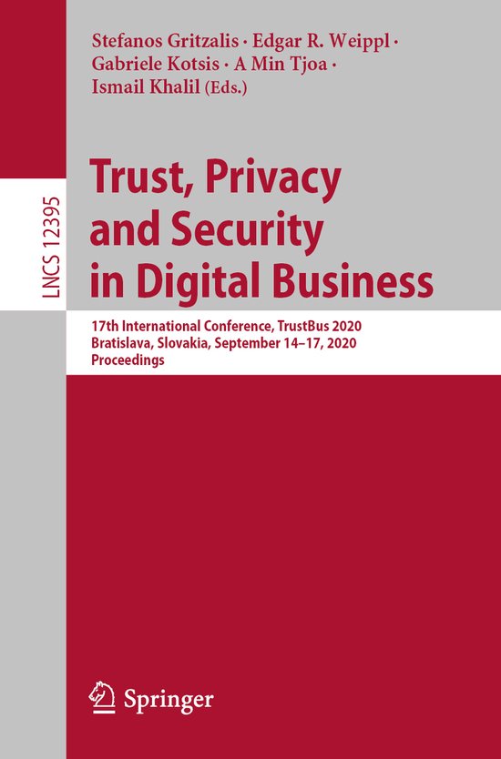 Trust Privacy and Security in Digital Business - cover