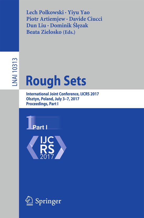 Lecture Notes in Computer Science10313- Rough Sets - cover