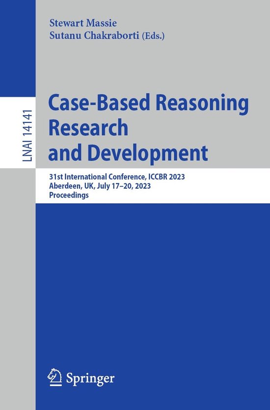 Springer Nature Proceedings Computer Science - Case-Based Re ... - cover
