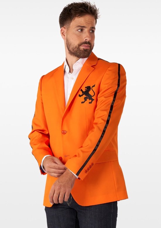 OppoSuits Holland Hero - Heren Blazer - Oranje Koningsdag Nederland Jasje - Maat EU 46